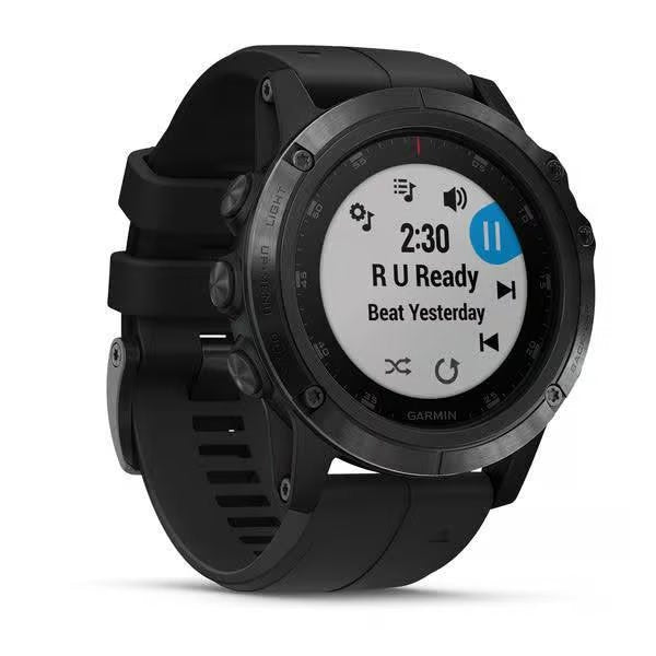 Garmin Fenix 5X Plus Sapphire - Noir - reconditionné